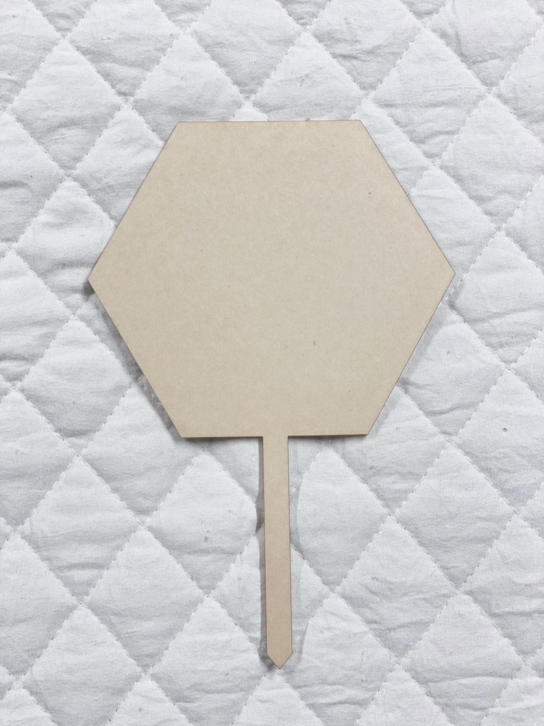 Clear Acrylic Cake Topper Blank Hexagon Cake Topper Round - Etsy