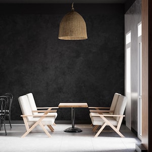 Art Deco Black Modern Wallpaper Mural: Removable Peel & Stick