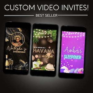 Custom Video Evites, Custom Invitations, Video Slideshows, Special Occasion Videos