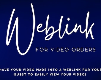 Weblink for video, Add-on purchase for Video invites