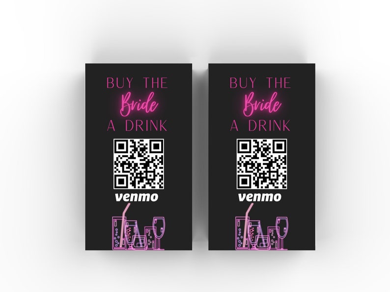 Buy the Bride a Drink Venmo Card Template Editable Card Etsy Buy the Bride a Drink Venmo Card Template Editable Card Etsy