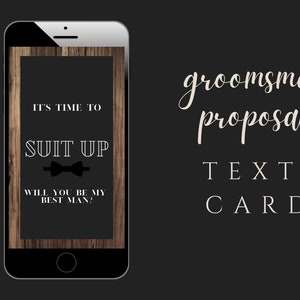 proposition de palefreniers numériques | Proposition de texte | Drôle de carte groomsman | Serez-vous mon palefrenier | Meilleur homme | Palefrenier