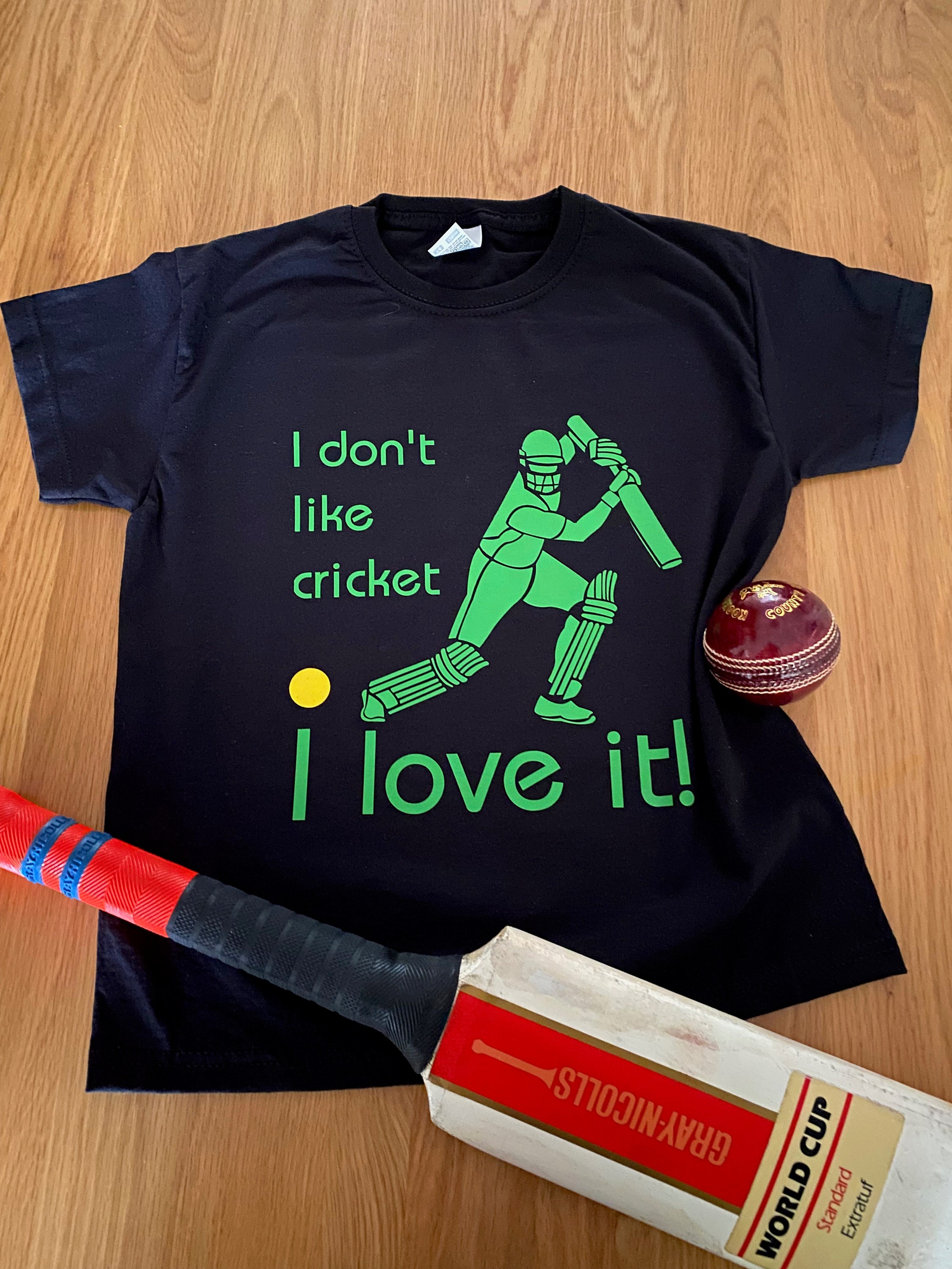 Children's Cricket Tshirt kids' Top Tee Tshirt Etsy