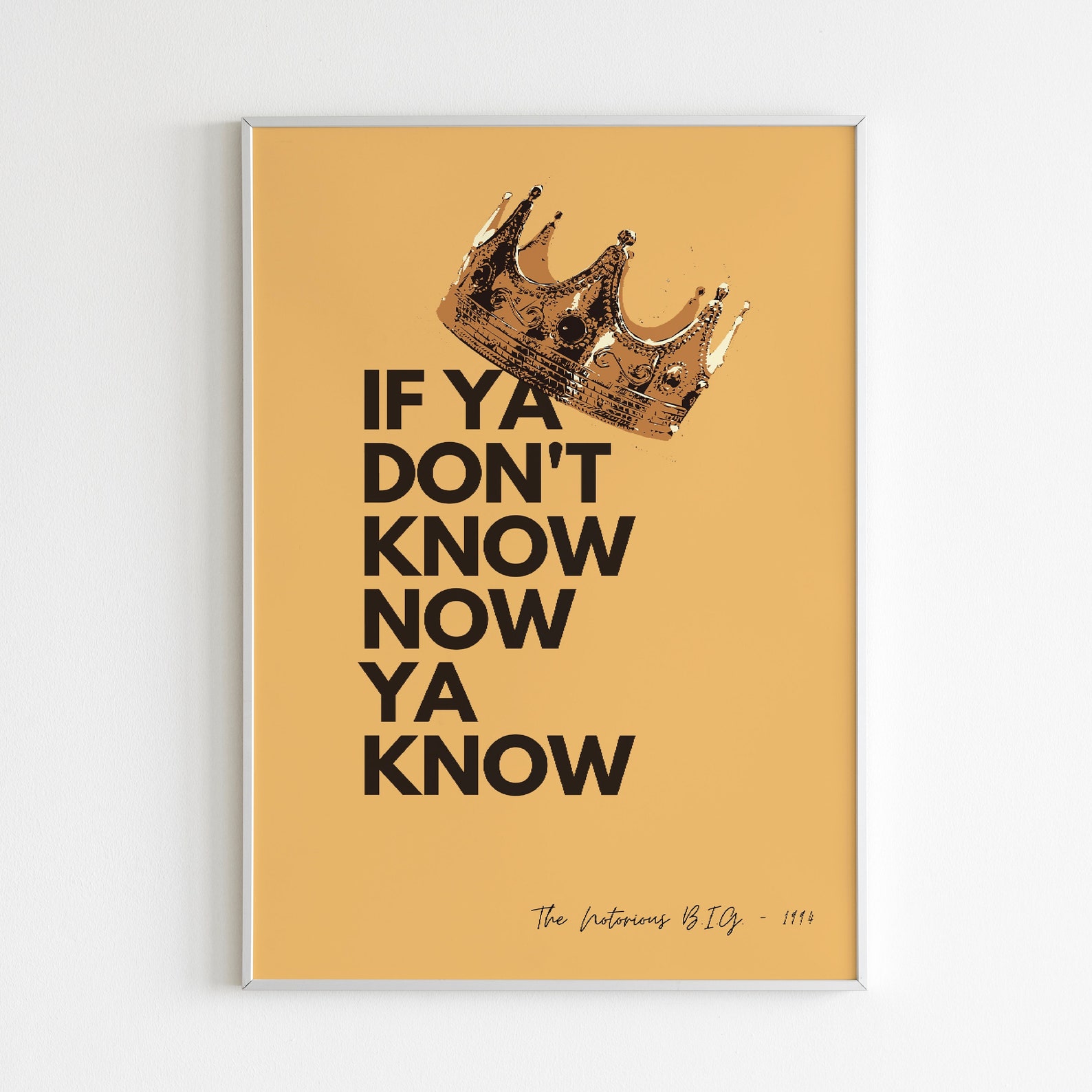 Notorious BIG Juicy Lyrics Wall Art Music Poster DIGITAL Etsy