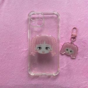 Miwako Paradise Kiss Telefon Griff Schlüsselbund Acrylanhänger | Langlebig & sicher | Perfekt für ParaKiss Fans | Tolle Geschenkidee für Anime Liebhaber