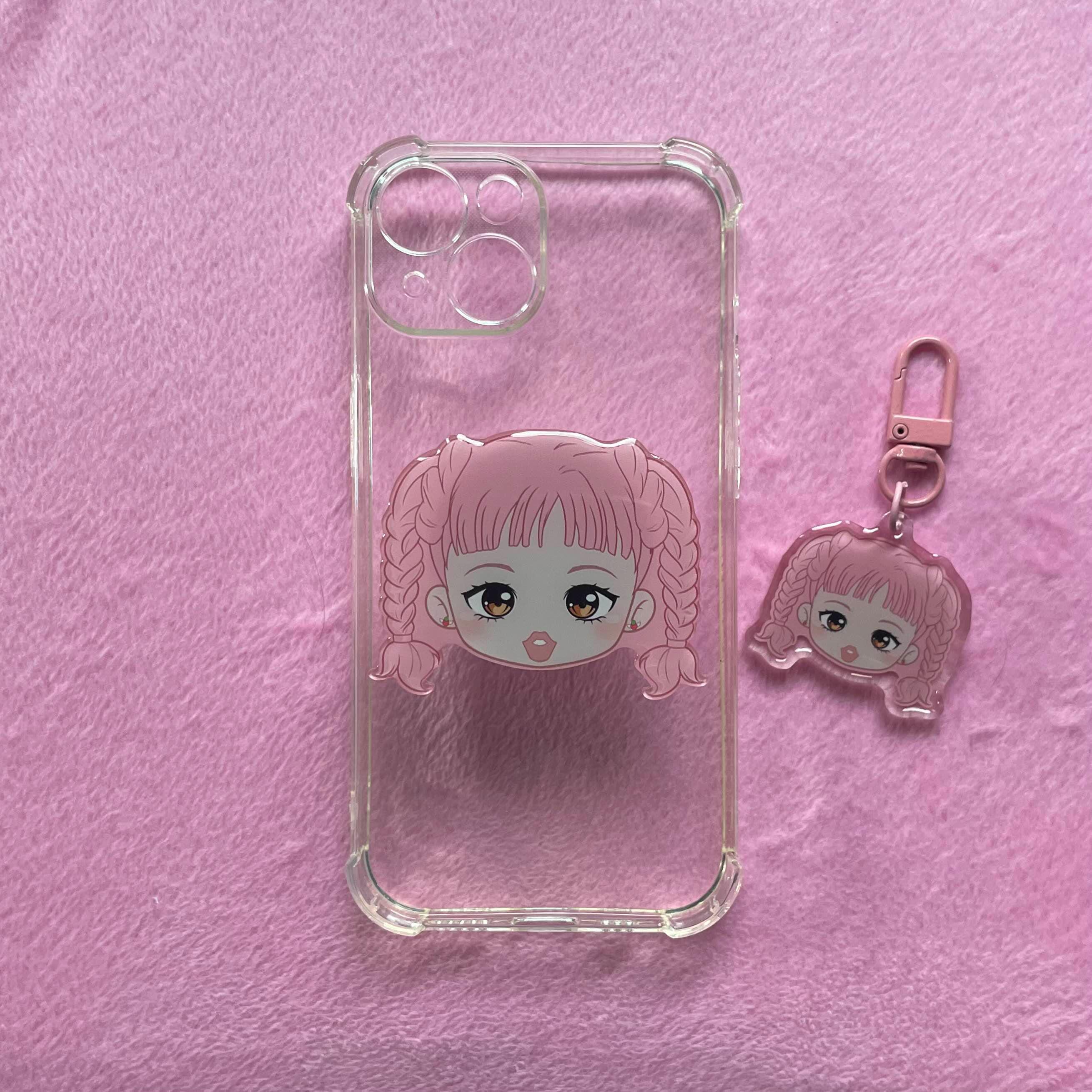 Miwako Paradise Kiss Phone Grip Keychain Acrylic Charms | Durable