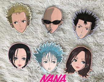 Ai NANA スタンプ - ヤス、ナナ、ハチ、レン、ノブ、シン - Etsy