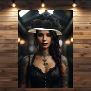 Schwarzwald Schönheit Sonja - atemberaubendes Kunstwerk für Zuhause und Büro als Leinwand und Poster in verschiedenen Größen