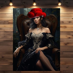 Schwarzwald Lady Daniela als Poster oder Leinwand - wunderschöne Kunstdrucke aus dem Schwarzwald