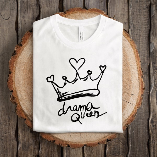 Download "Drama Queen"  SVG für dein neues Funshirt