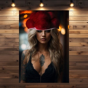 Fotografie von Schwarzwald Schönheit Cindy als Poster und Leinwand - aufregende Kunst für dein Zuhause