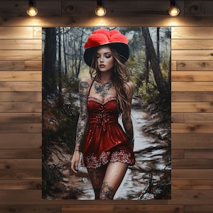 Schwarzwald Schönheit Gwendoline Kunstdruck | Poster & Leinwand | Nachhaltige Kunst | Leuchtende Farben | Made in Germany