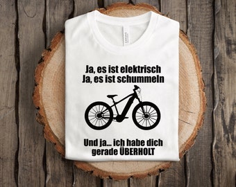 Trendiges E-Bike Design für T-Shirts & Kissen, Sofortiger Download, Hochwertige Formate