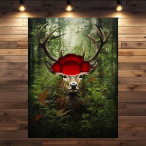 Hirsch Kalle | Schwarzwald Kunst mit Bollenhut | Natur trifft Tradition