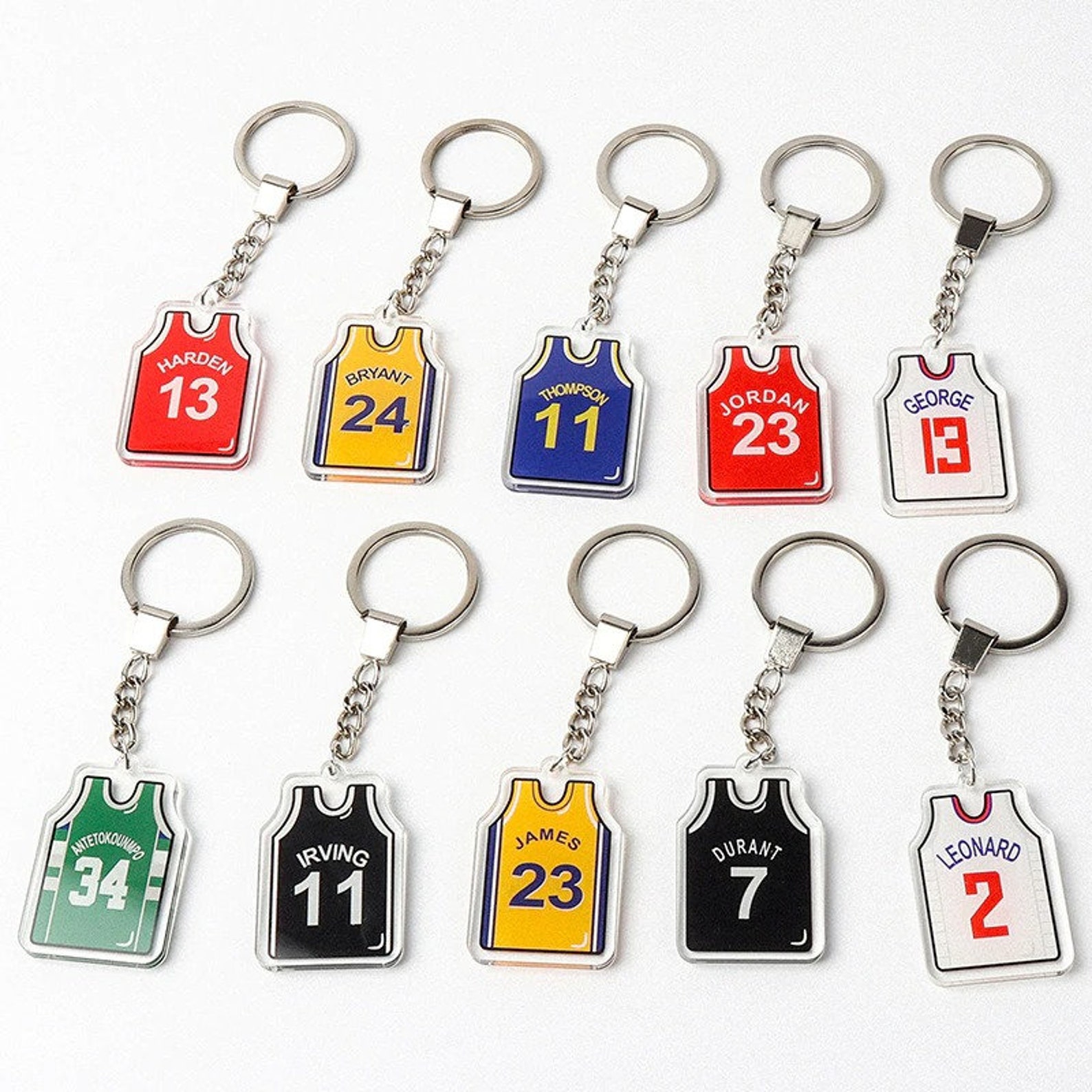 NBA VOL.1 Basketball Player Keychain Etsy