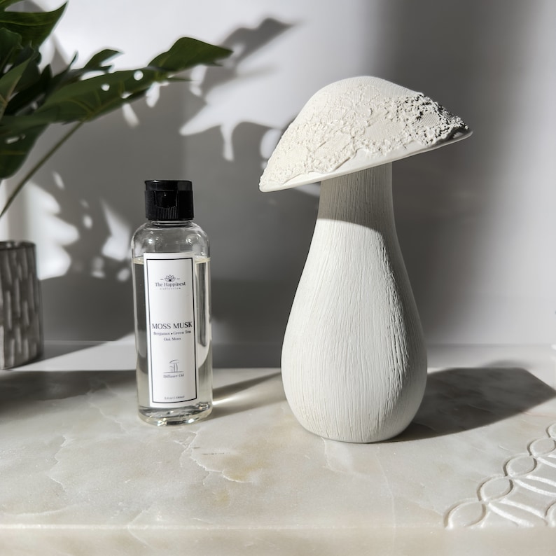 Ceramic Mushroom Oil Diffuser Room Diffuser Mushroom Etsy