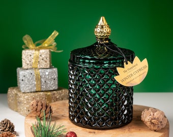 Winter Cypress Candle: Coconut Soy Wax, Eucalyptus & Rosemary