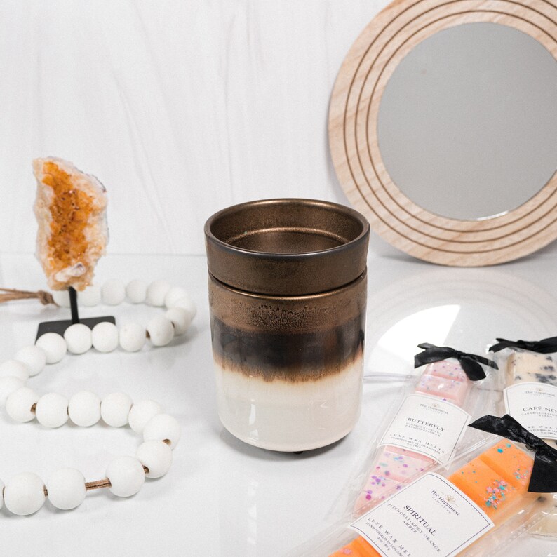 2-in-1 Wax Melt Burner: Electric Home Fragrance Warmer