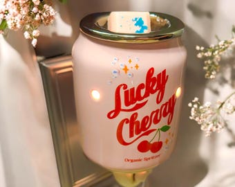Lucky Cherry Pluggable Fragrance Warmer | Plug-In Fragrance Warmer | Unique Wax Melter | Wax Melt Warmer