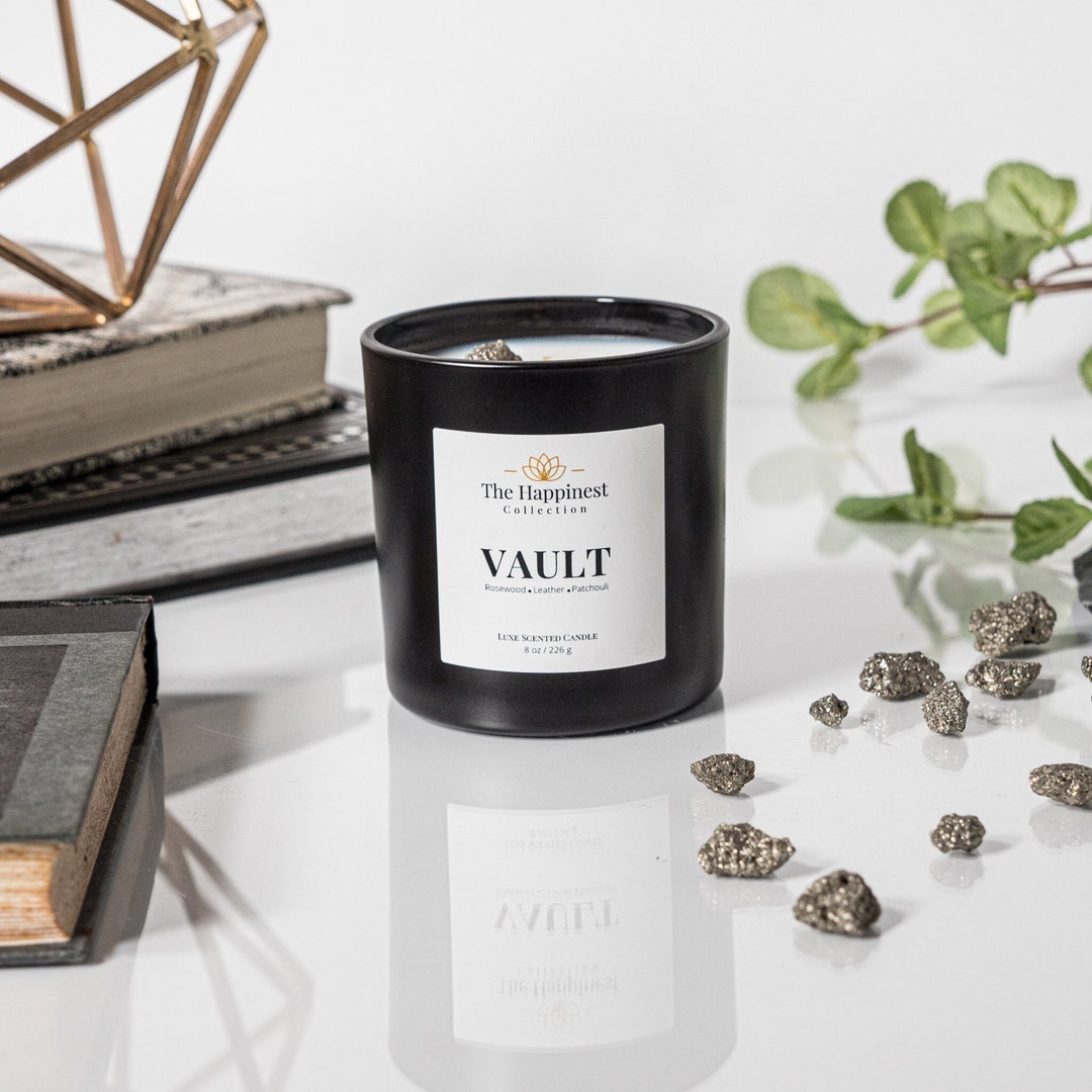 Luxury Candle Vault Candle Home Decor Candle Crystal Etsy