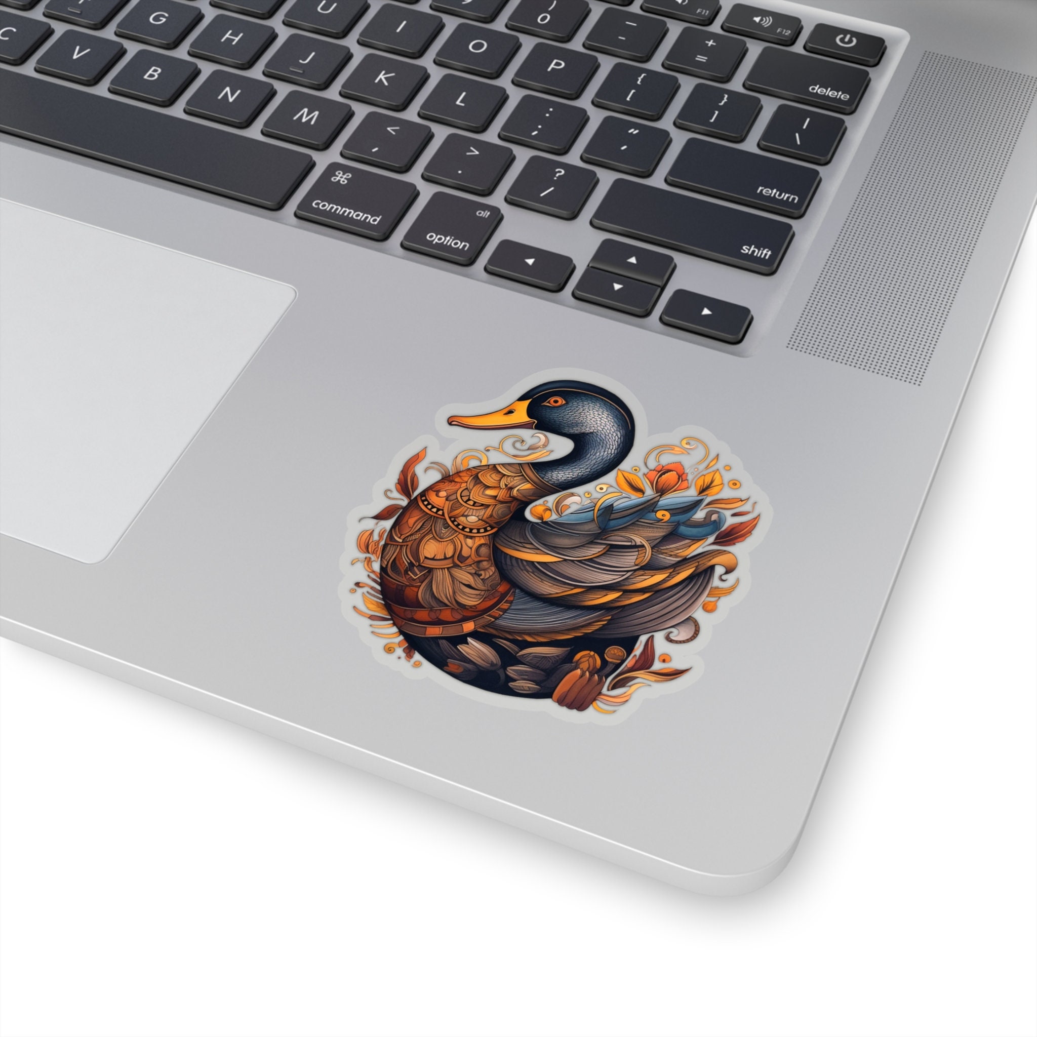 Duck Sticker, Mallard Duck Sticker, Bird Sticker, Laptop Sticker, Water ...