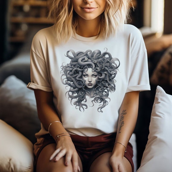 Medusa shirt, Goddess Medusa Shirt, Snake Shirt, Mythology Shirts, Witchy Woman Tshirt, Cute Gift For Her
