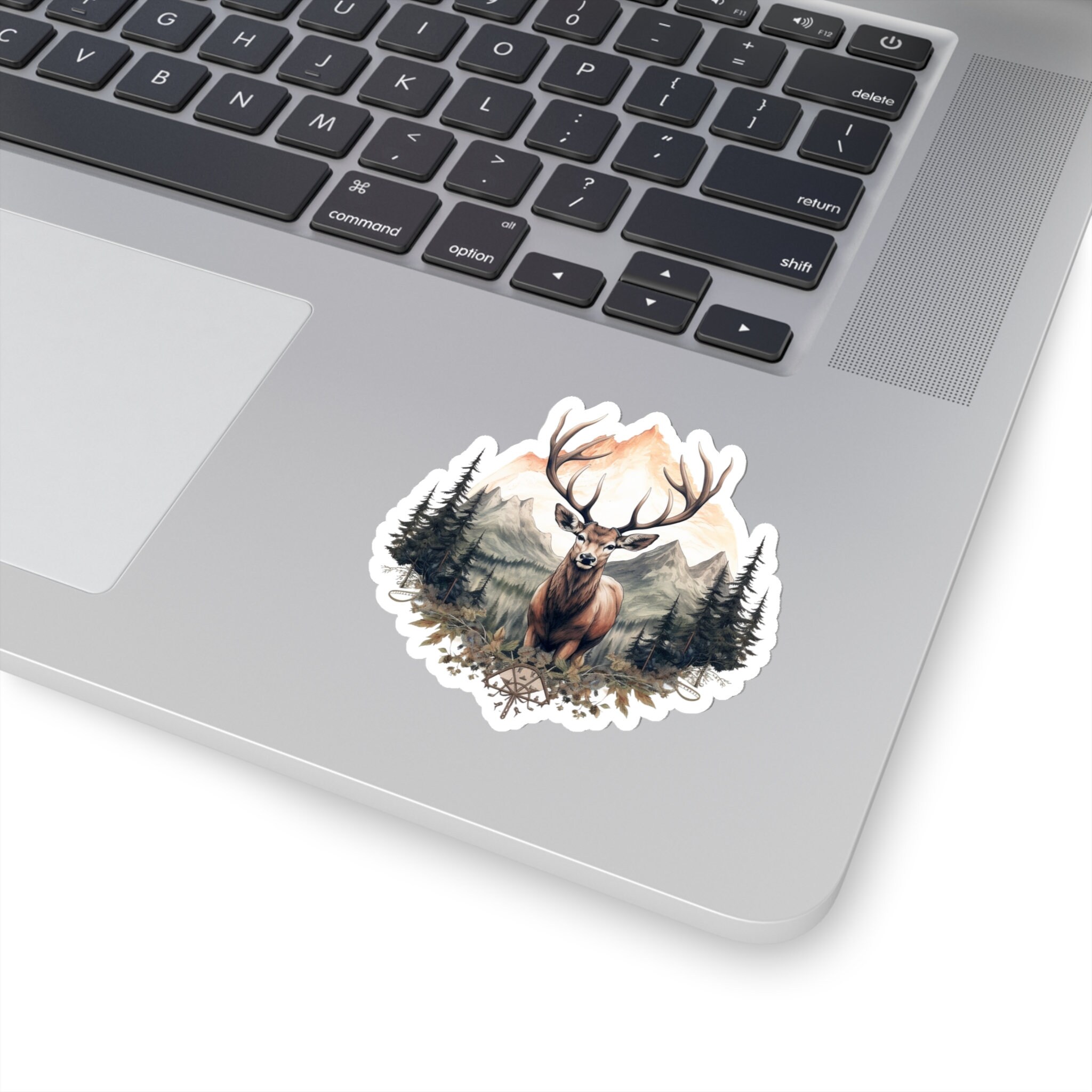 Large Wild Sticker Deer Sticker, Nature Inspired Sticker, Forest Animal Sticker, Outdoor ...