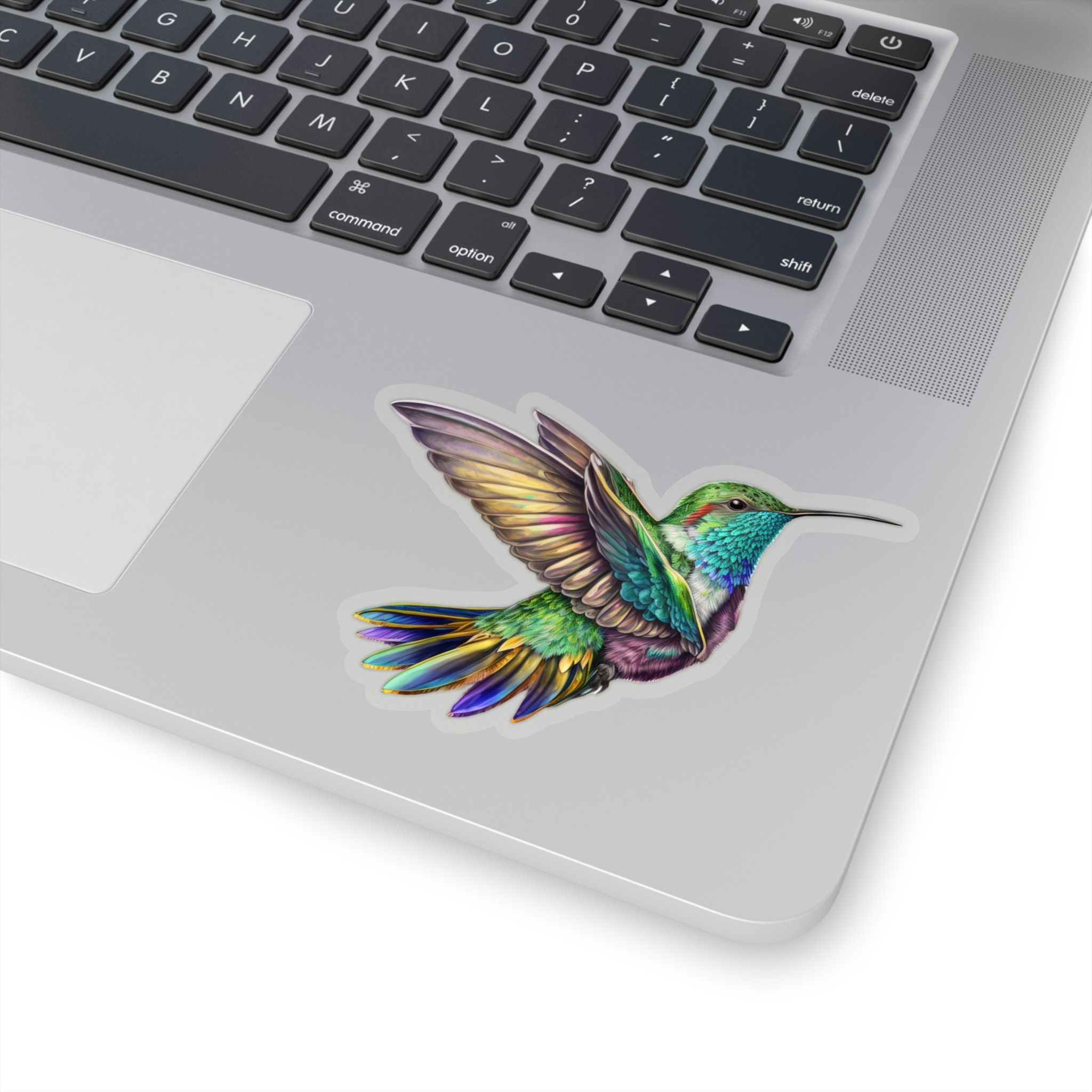 50 PCS Hummingbird Stickers - Transparent PET Waterproof Decals For Scrapbooks, Water Bottles, Laptops