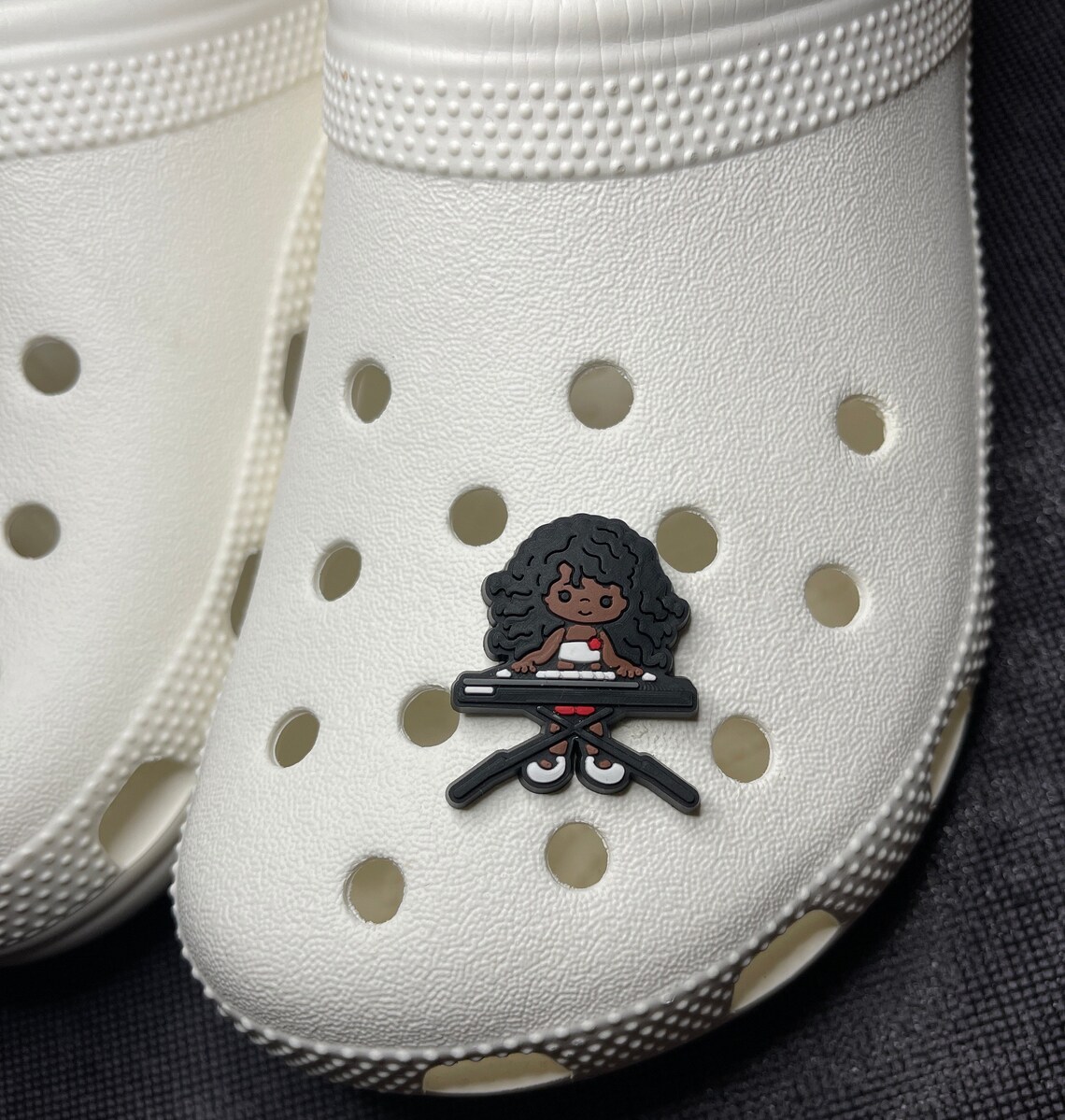 Black girl magic croc charms Etsy