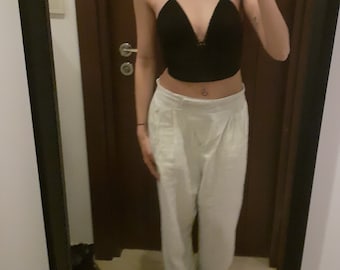 Tapa de ganchillo negro