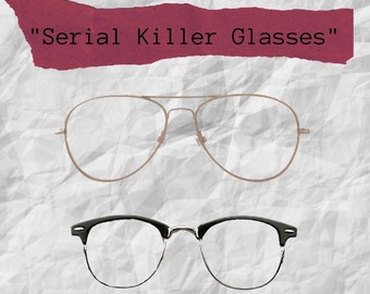 Serial Killer Glasses Zine - PDF DOWNLOAD