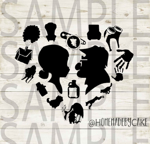 Ellie And Carl Silhouette