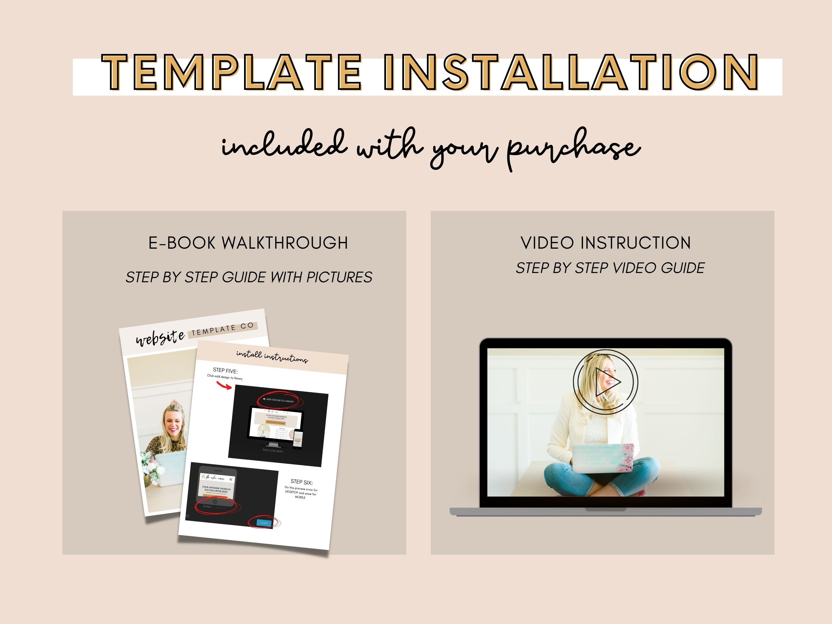 Showit Landing Page Templates Showit Landing Page Templates