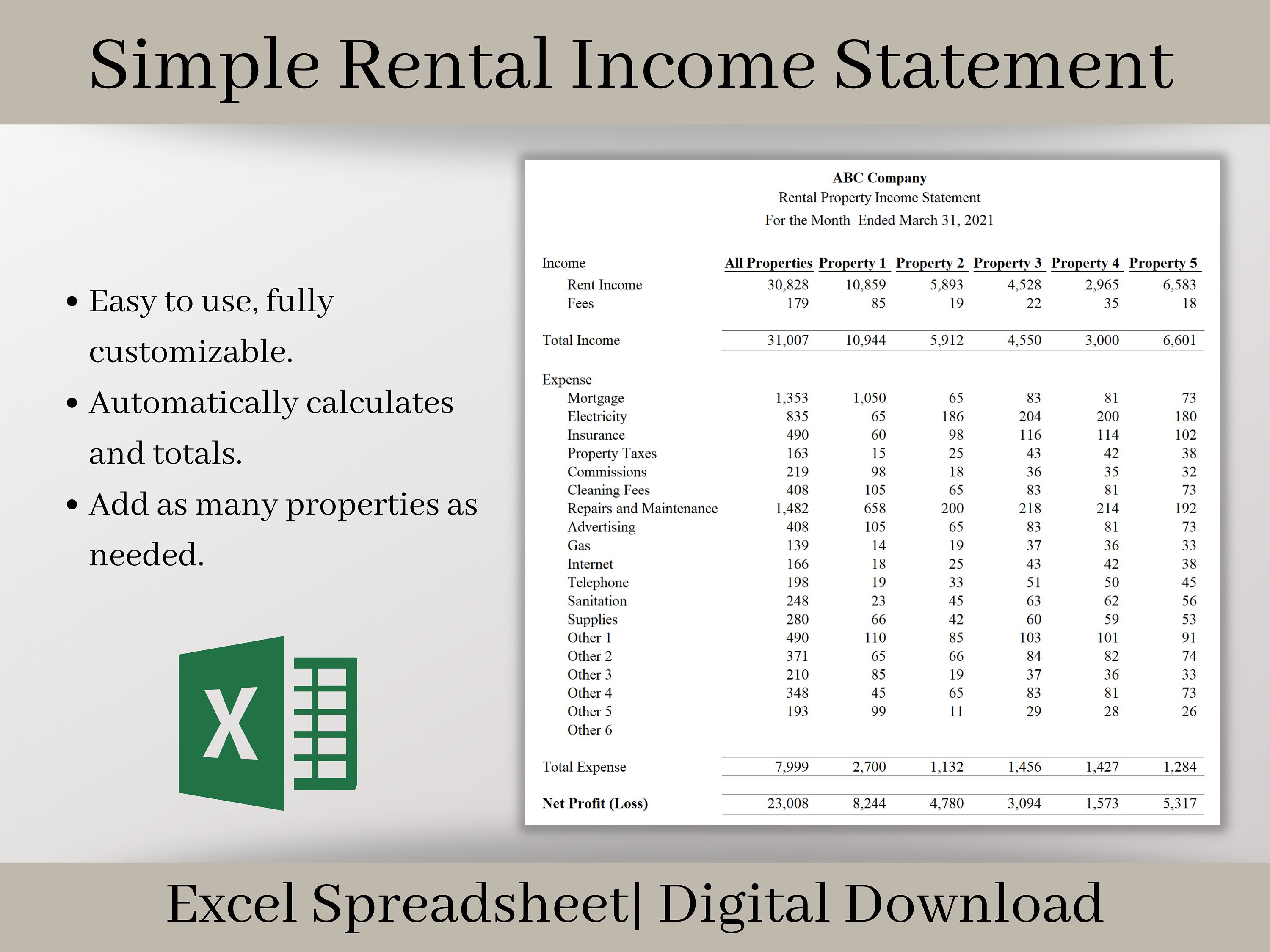 assignment rental income