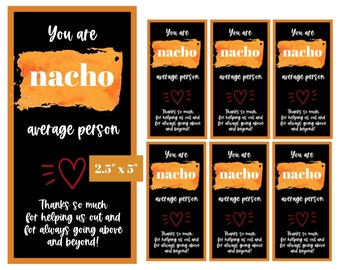 Nacho Snacks Printable Tags | Thank You tags | Thank You printable | Appreciation candy tag | teacher appreciation | employee appre