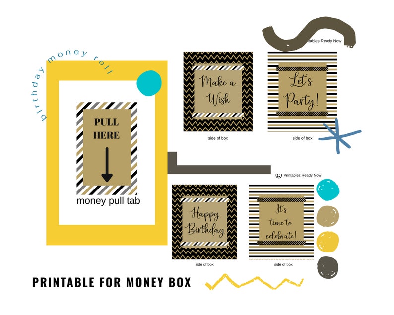 Birthday Money Roll Gift Printable Money Gift Ideas Birthday Gifts