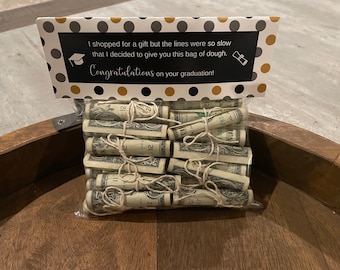 Regalo de dinero de graduación imprimible / Ideas de regalos de dinero / Regalos de graduación / Topper de bolsa imprimible para graduación / Ideas de regalos de dinero