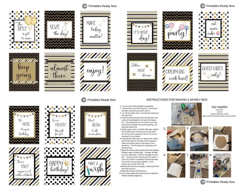 Birthday Money Roll Gift Printable Money Gift Ideas Birthday Gifts