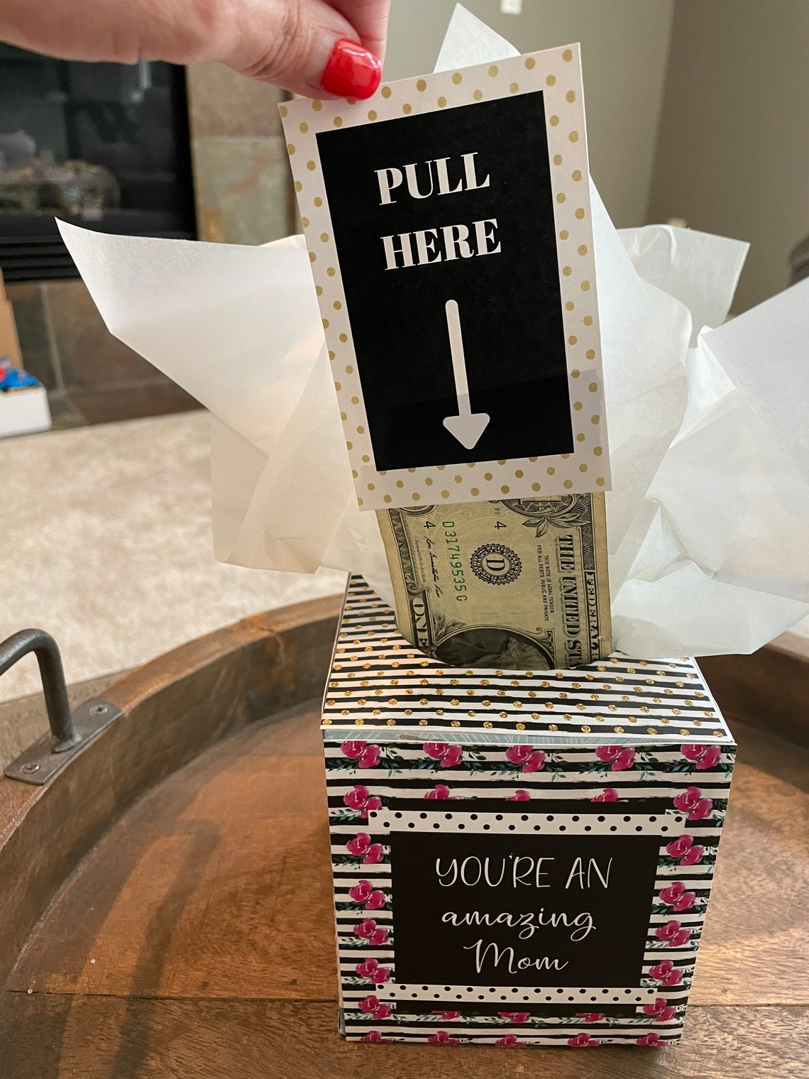 Mom Money Roll Gift Printable Money Gift Ideas Birthday Etsy UK