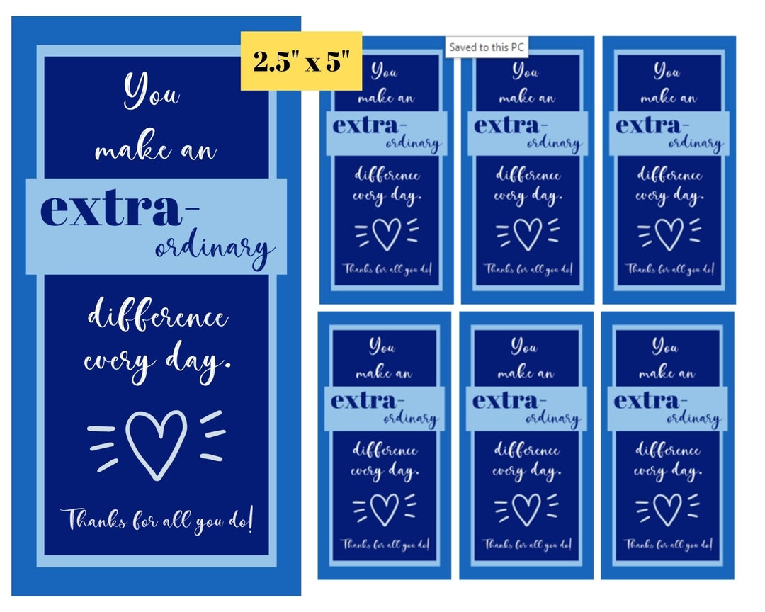 Candy Printable Tags Thank You Candy Tags Thank You - Etsy