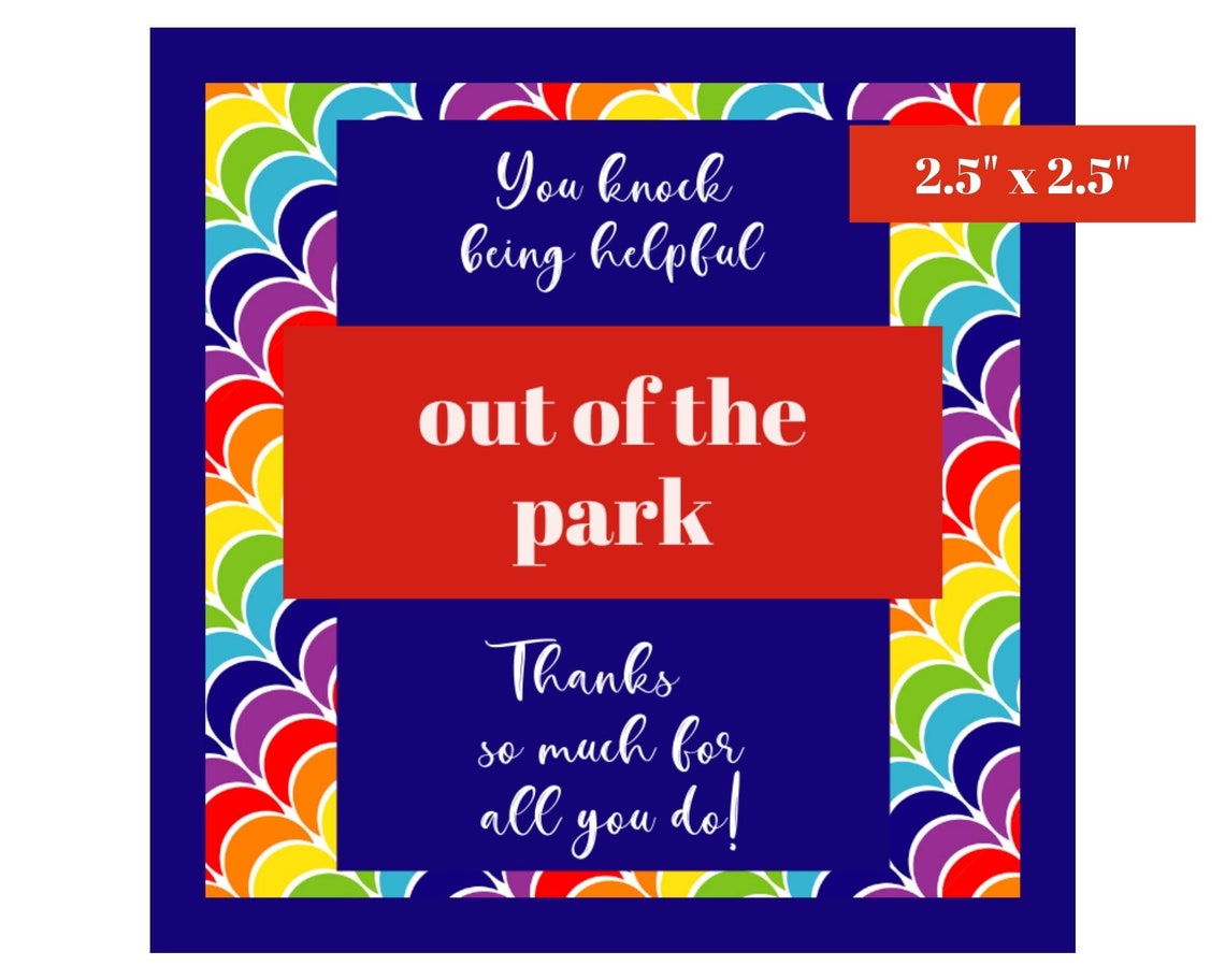 Candy Printable Tags Thank You Candy Tags Thank You Printable ...