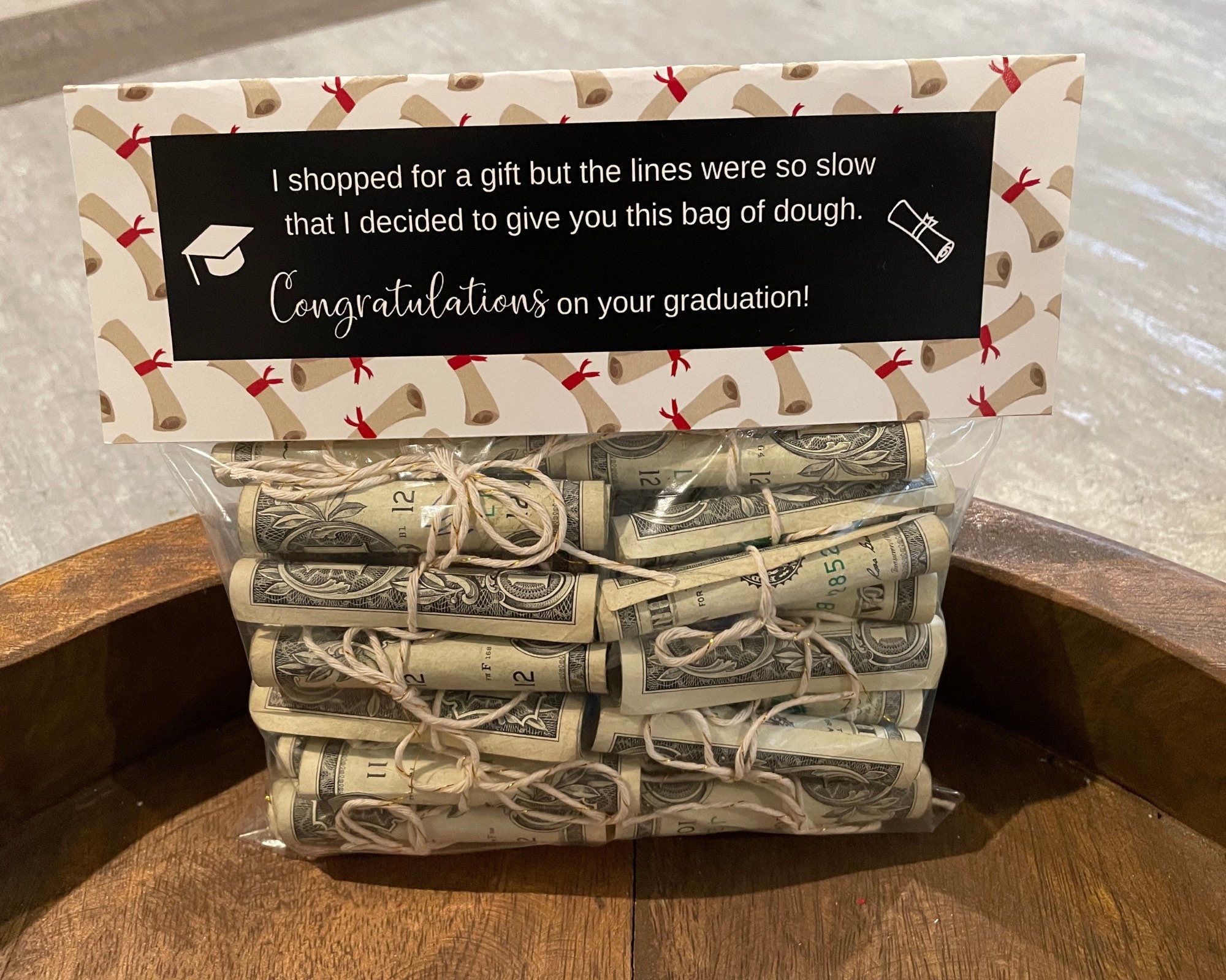 Graduation Money Gift Ideas Printable Bag Toppers Etsy UK