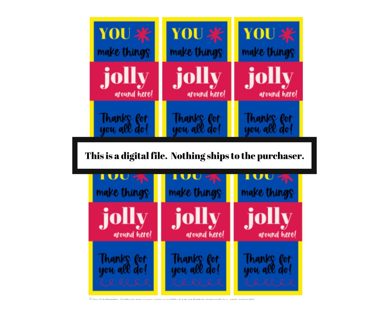 Candy Printable Tags Thank You Candy Tags Thank You Printable ...