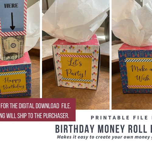 Graduation Money Box Printable Money Gift Ideas Graduation Etsy