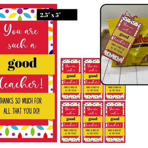 Candy Printable Tags | Thank You Candy tags | Thank You printable |  Appreciation candy tag | teacher appreciation