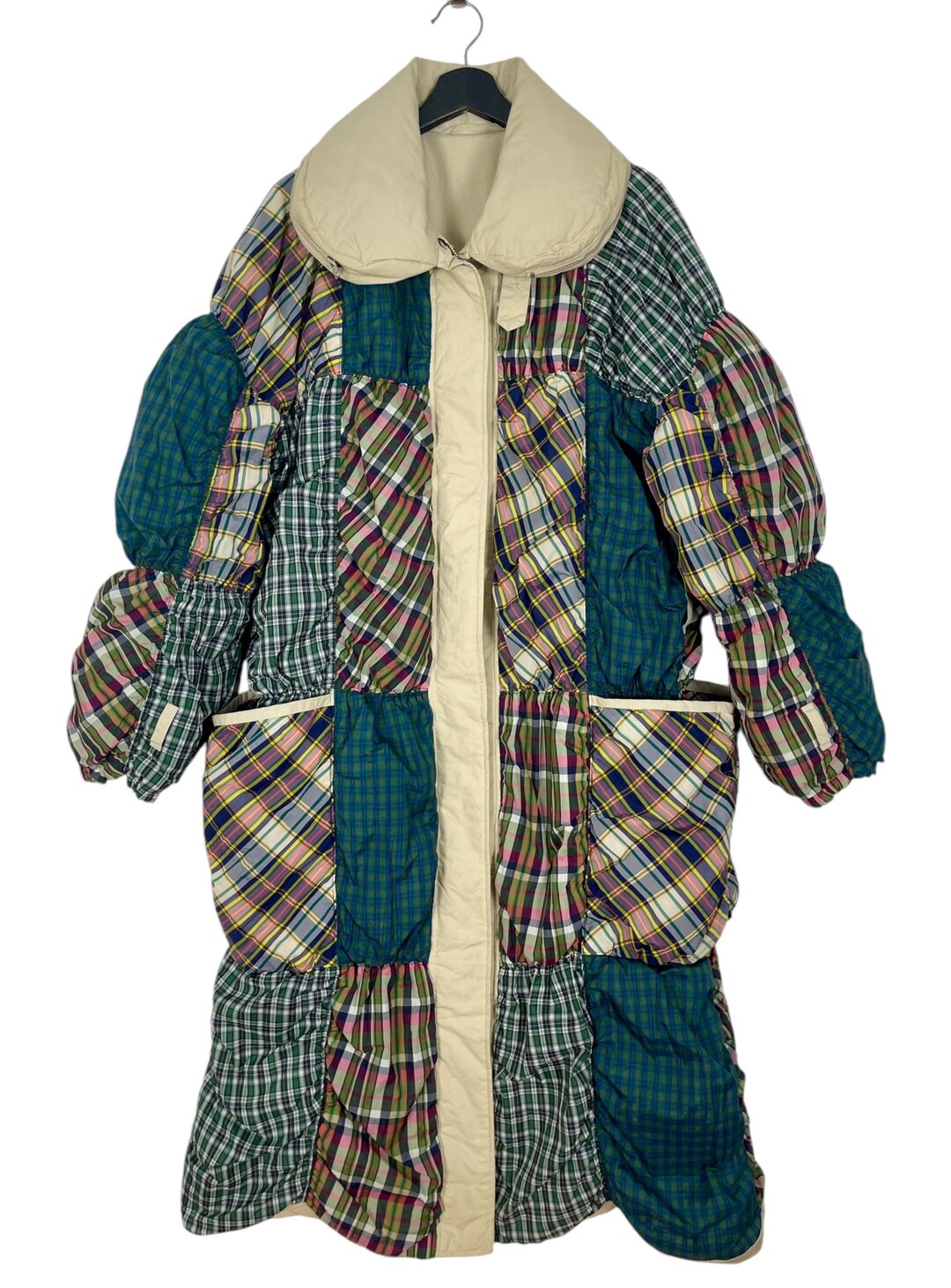 Vintage ISSEY MIYAKE IS Design Studio Chisato Tsumori Trench Coat Jacket Parka Hoodie main image 0