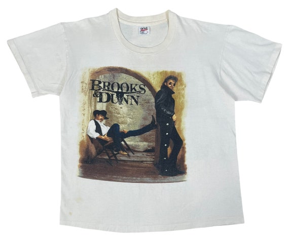 90s Vintage Brooks and Dunn 'waitin on Sundown' Band Tee