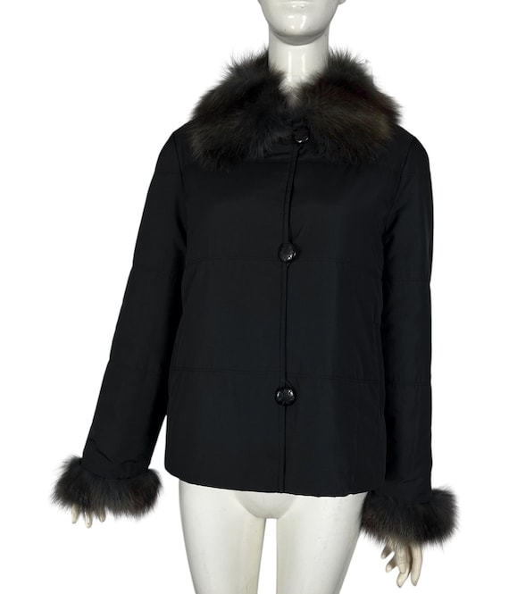 Vintage Balmain Reversible Fur Jacket - Etsy