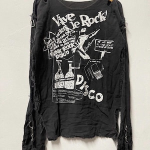 Vintage Seditionaries Viva Le Rock Muslin Punk Shirt - Etsy