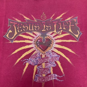 90s Vintage Sacred Heart JESUS tee